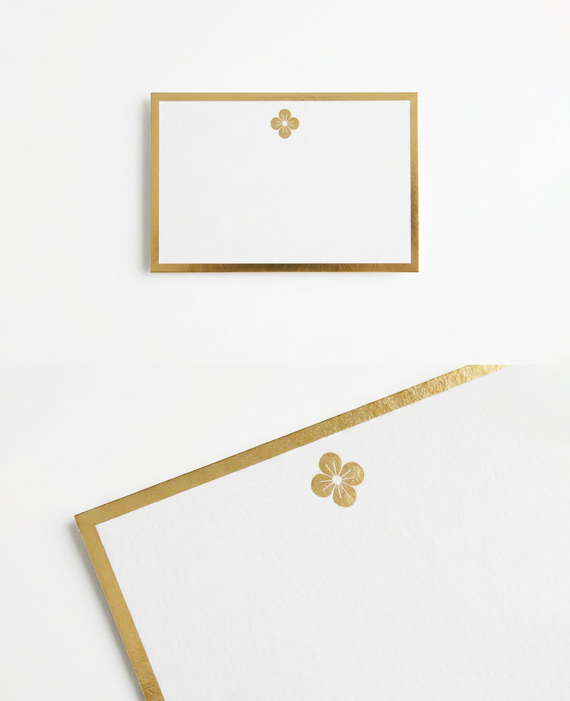 PLAIN GOLD FOILED CARD PACK OF 5