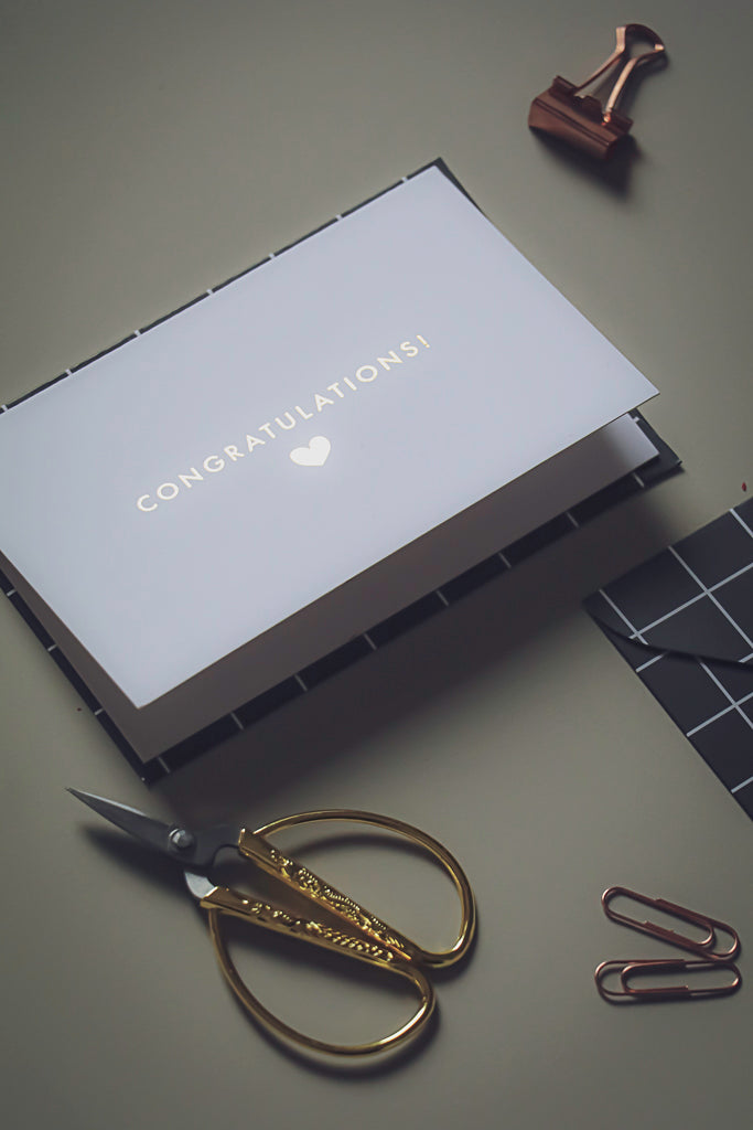 CONGRATULATIONS NOTECARD WITH ENVELOPE AND STICKERS PACK OF 5