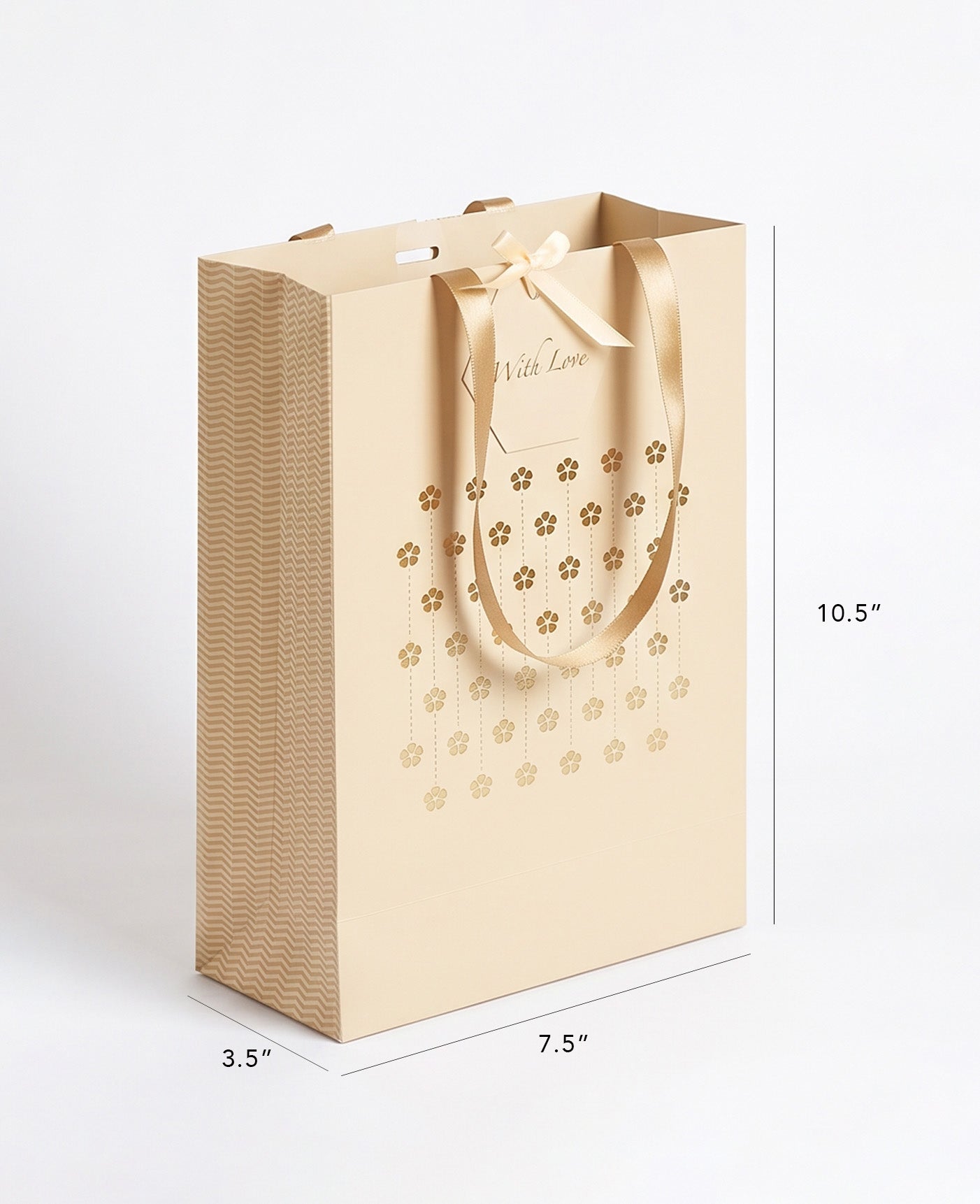 BEIGE GIFT BAGS - PACK OF 5