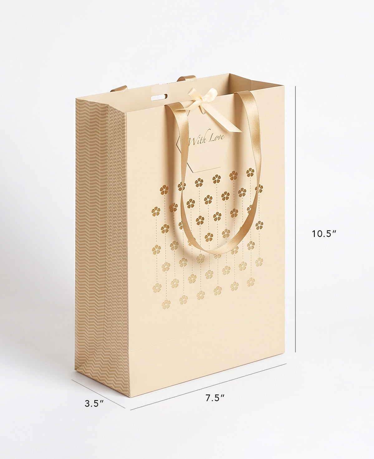 BEIGE GIFT BAGS - PACK OF 5