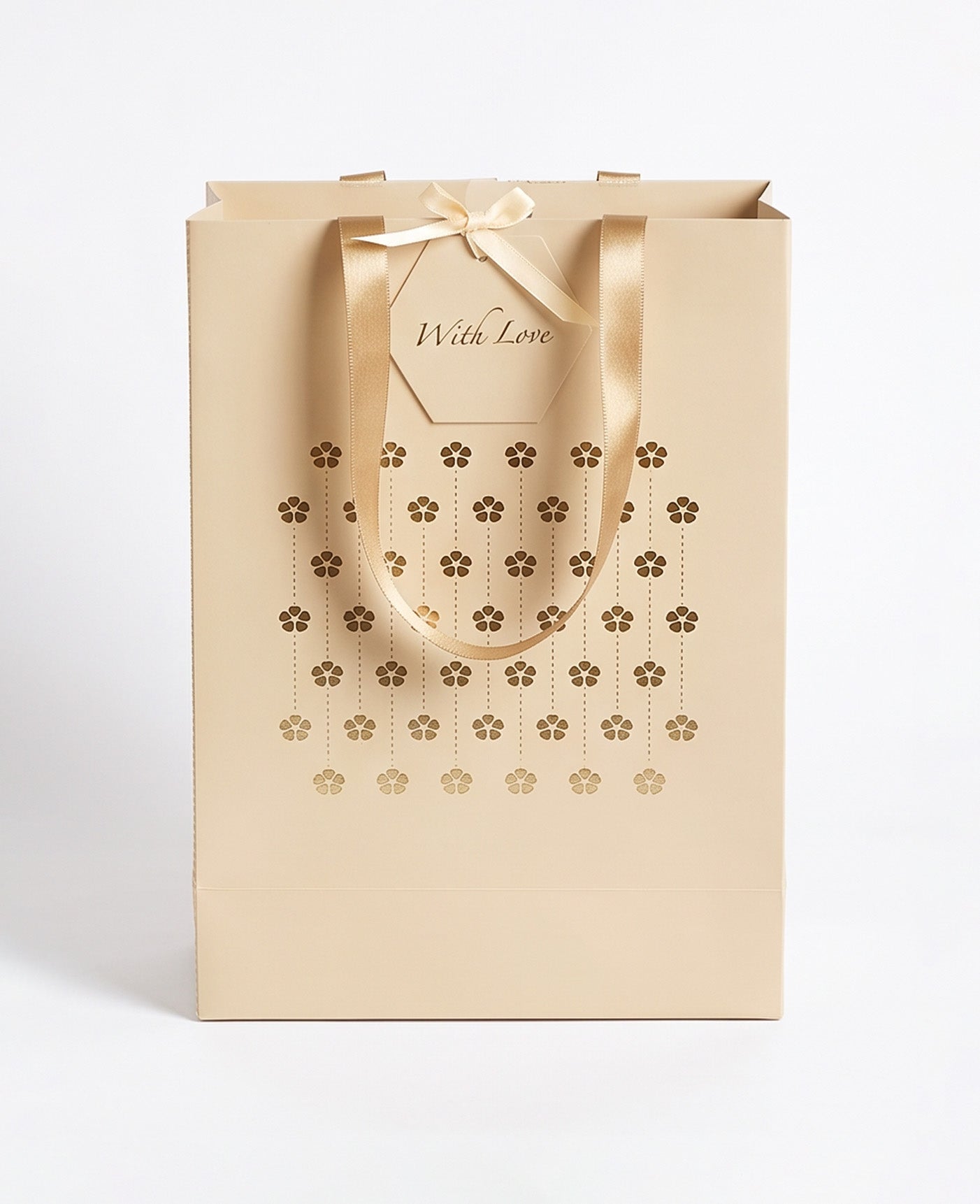 BEIGE GIFT BAGS - PACK OF 5