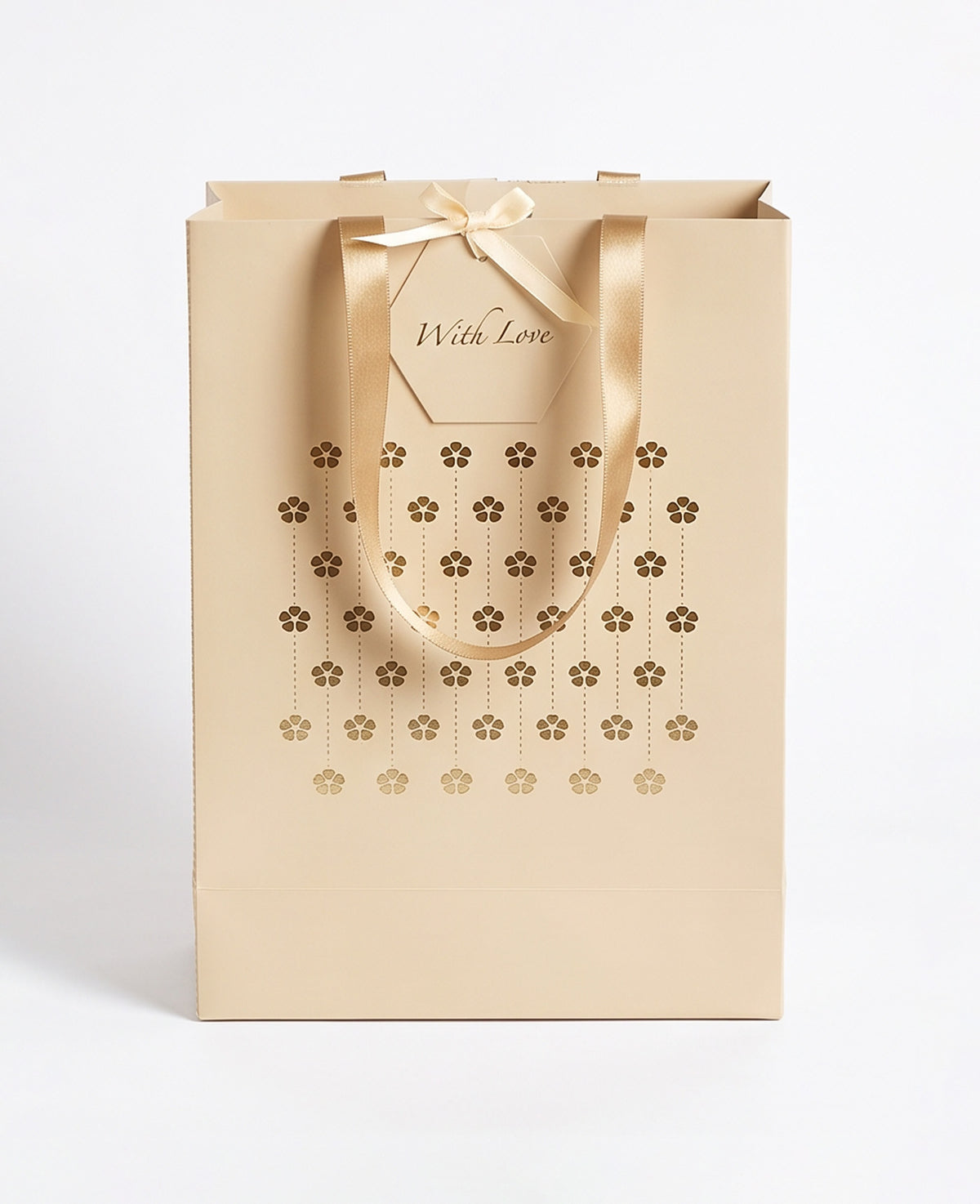 BEIGE GIFT BAGS - PACK OF 5