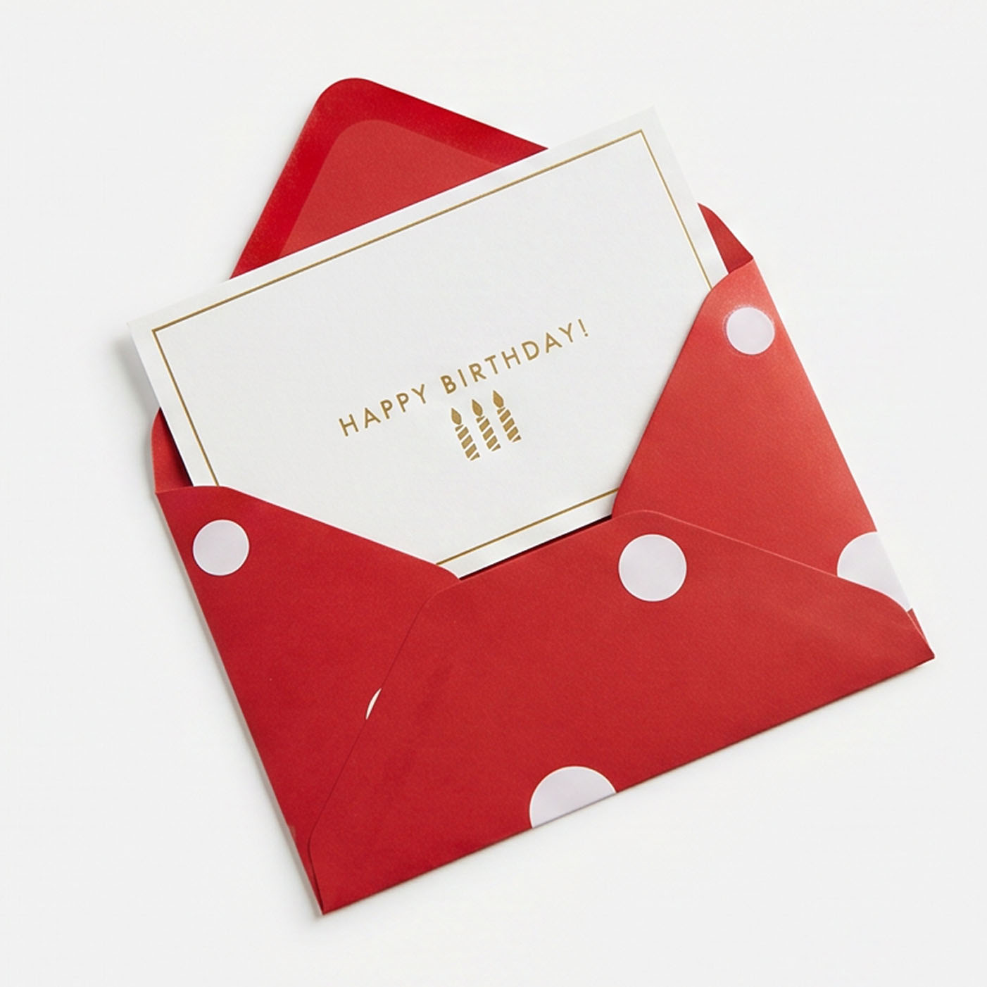 HAPPY BIRTHDAY NOTECARD WITH ENVELOPE AND STICKERS PACK OF 5