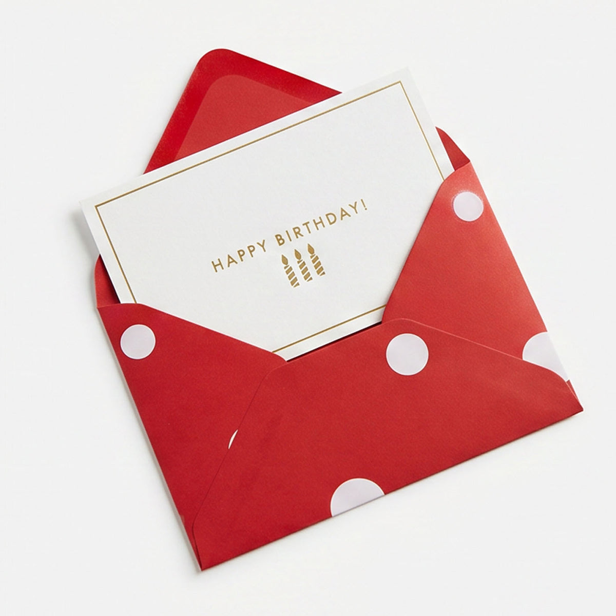 HAPPY BIRTHDAY NOTECARD WITH ENVELOPE AND STICKERS PACK OF 5