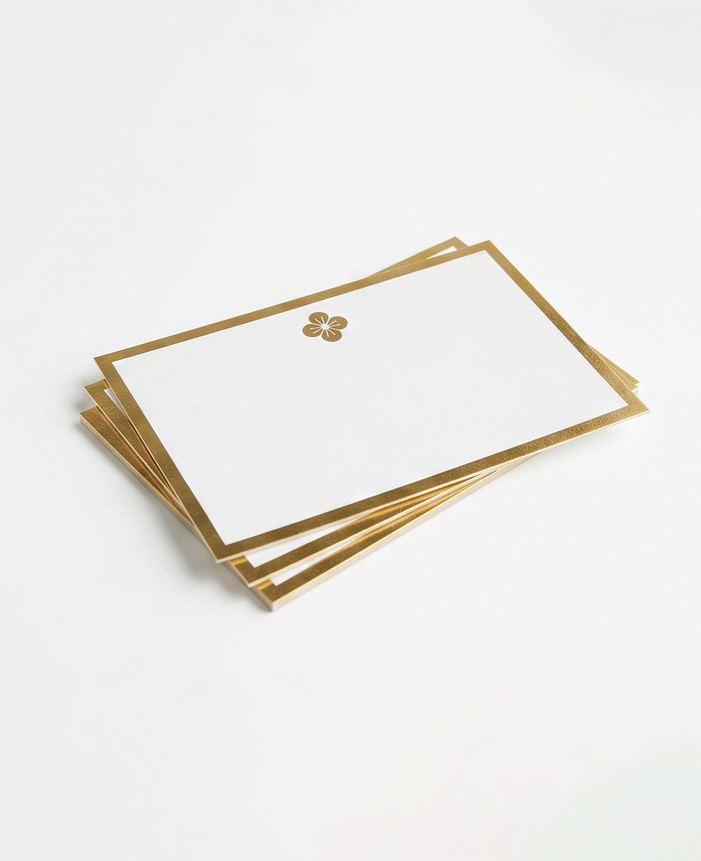 PLAIN GOLD FOILED CARD PACK OF 5