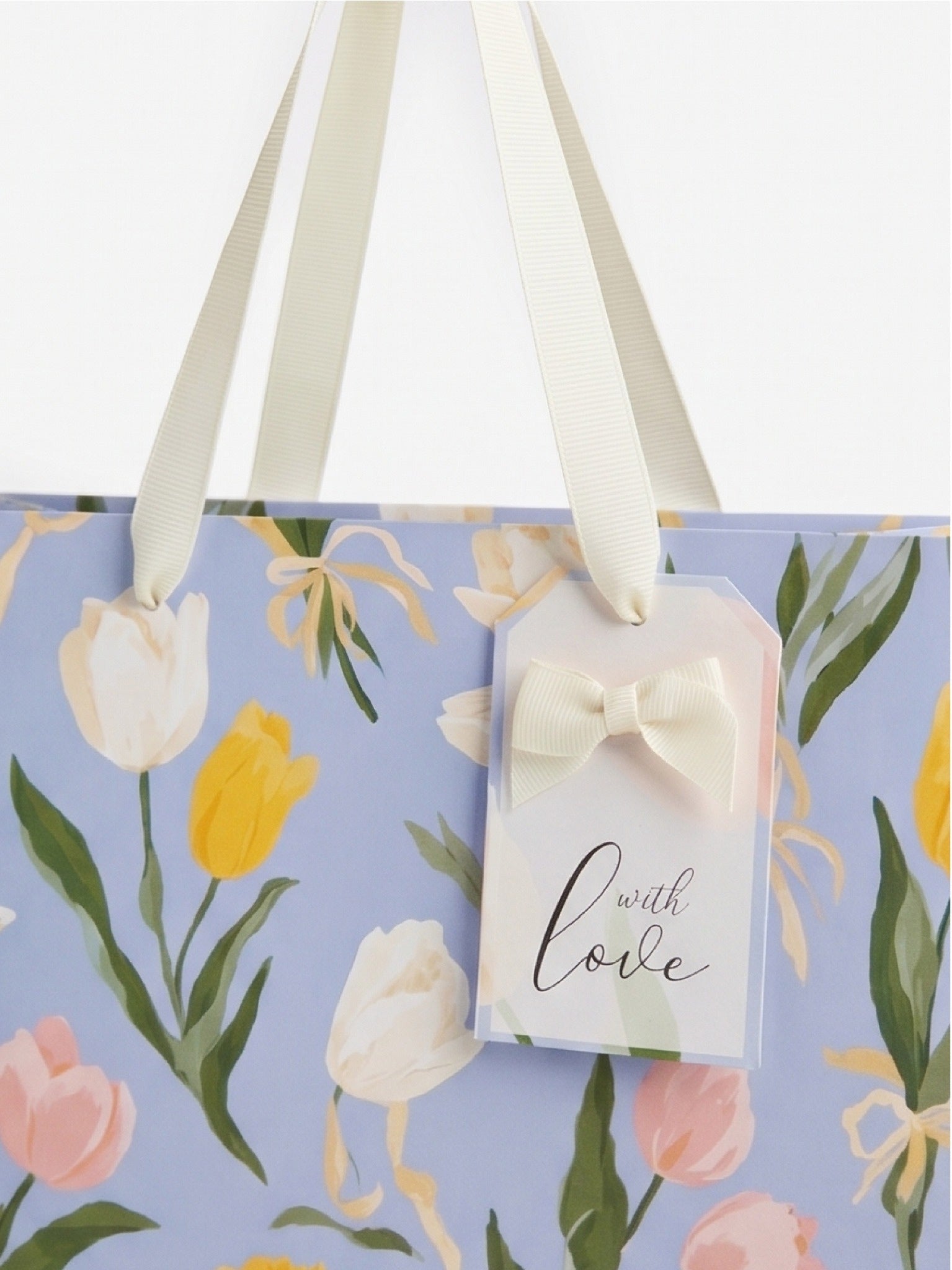 Painted Tulips Medium gift bag