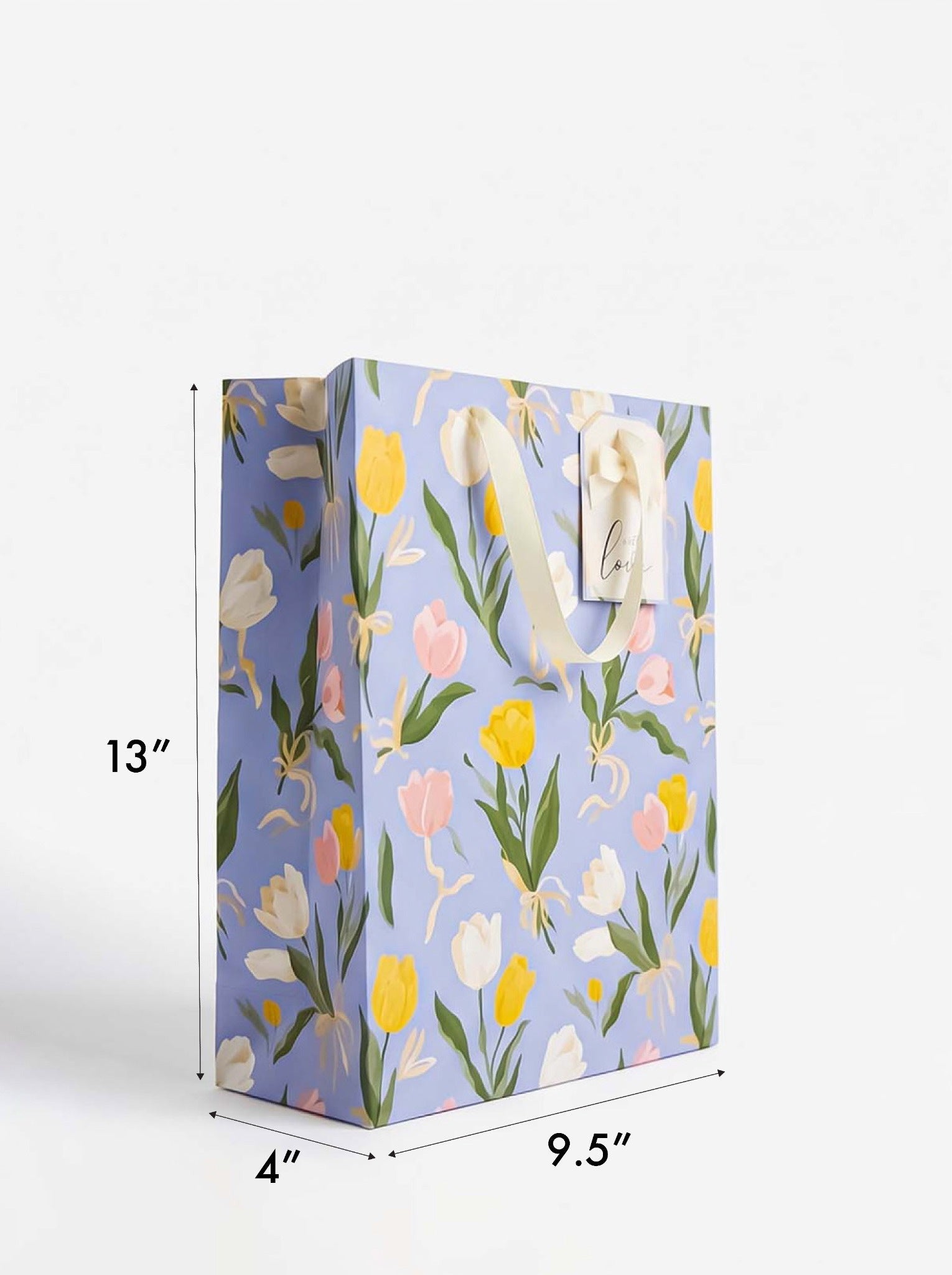 Painted Tulips Medium gift bag