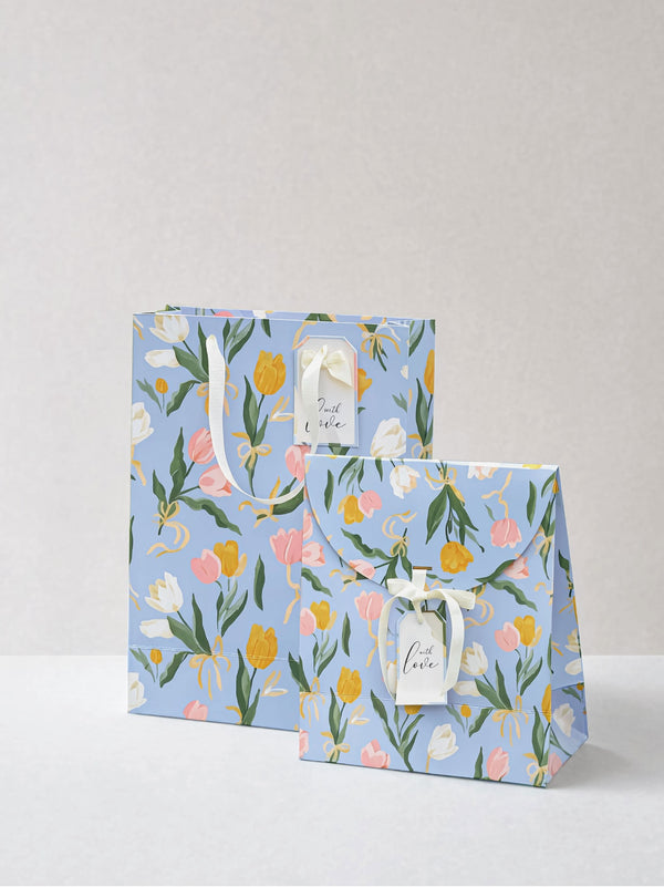 PAINTED TULIPS GIFT BAG BUNDLE