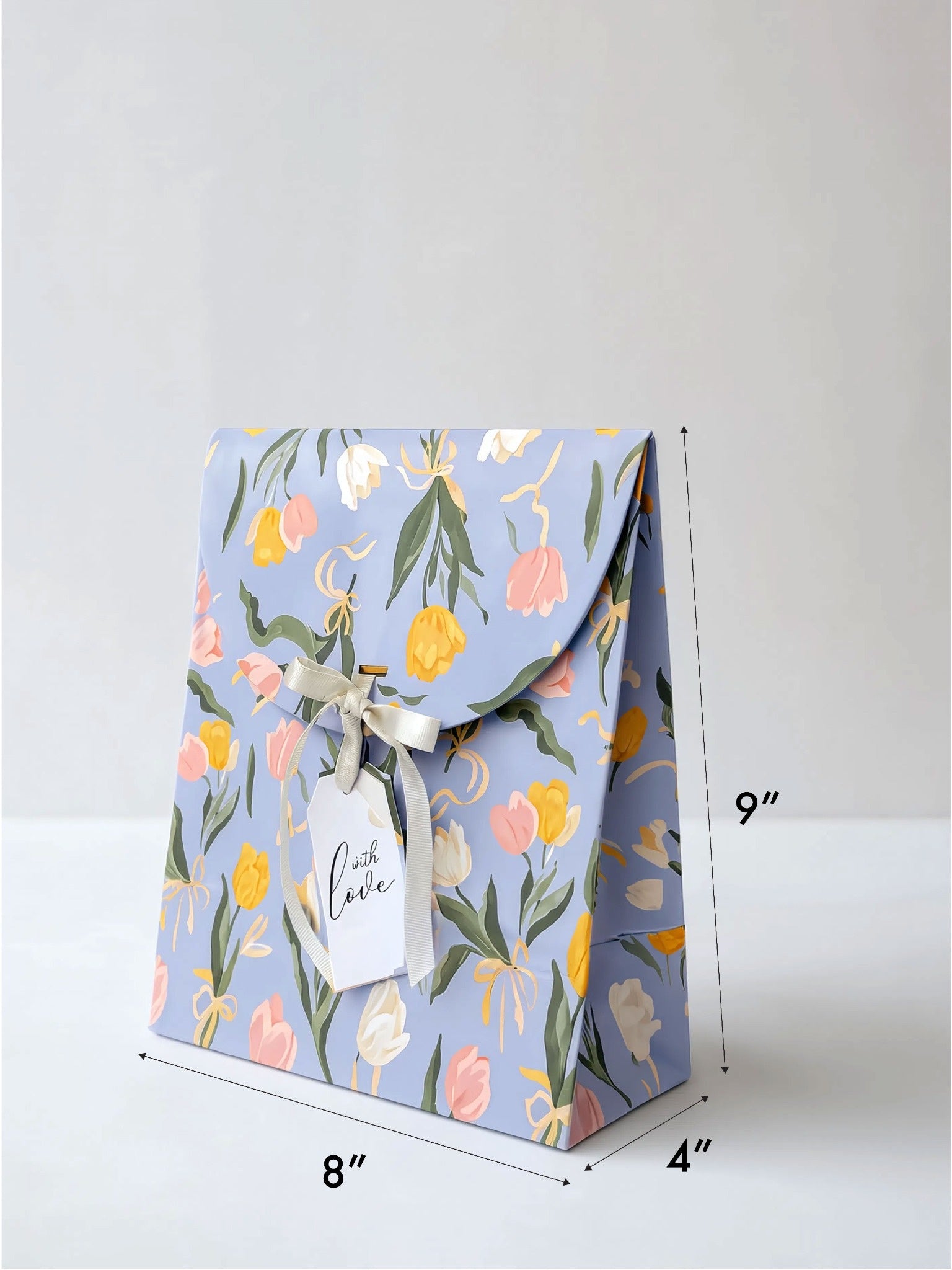 PAINTED TULIPS GIFT BAG BUNDLE