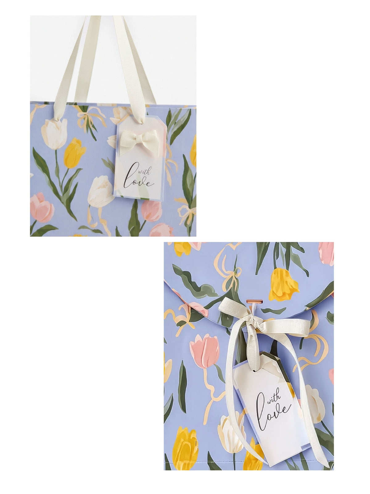 Painted Tulips Collection set of 6