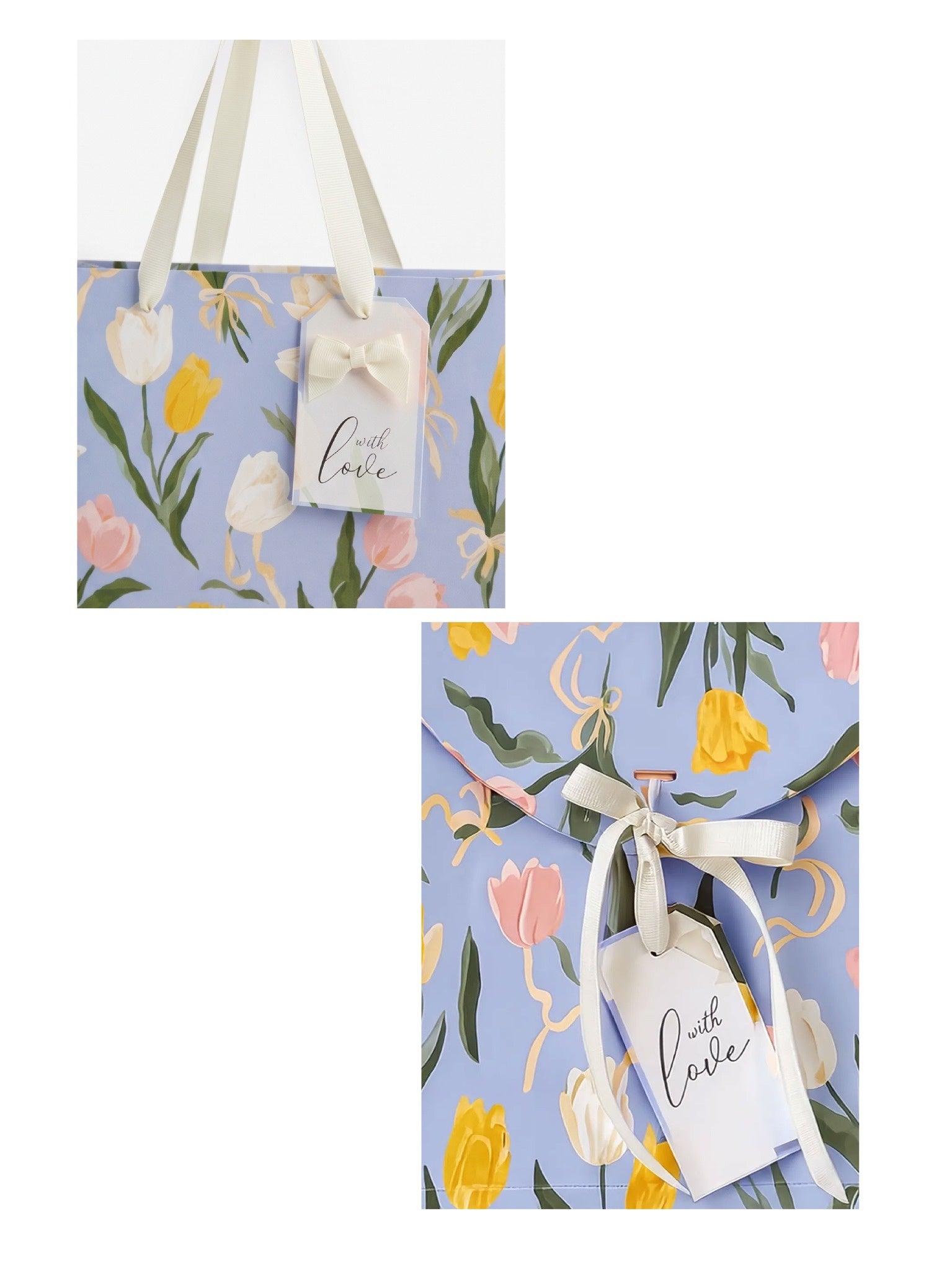 PAINTED TULIPS GIFT BAG BUNDLE